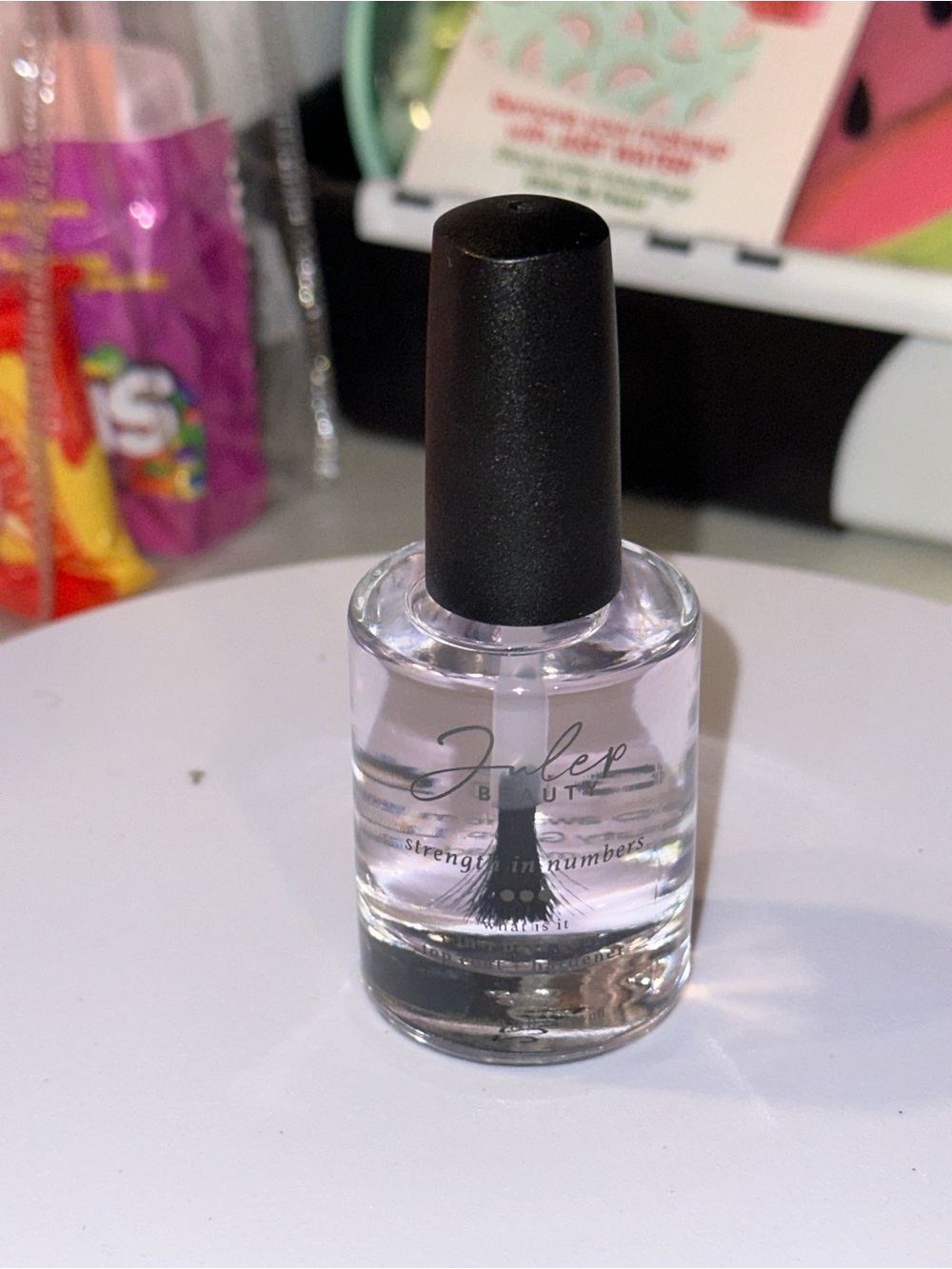 Julep strength in numbers, topcoat and hardener.